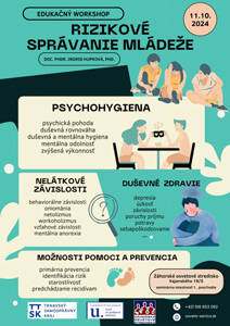 RIZIKOVÉ SPRÁVANIE MLÁDEŽE A PREVENCIA II.